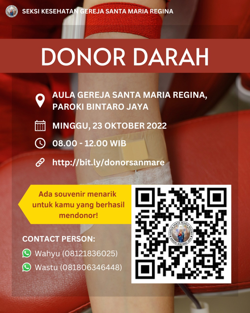 Donor Darah 23 Oktober 2022